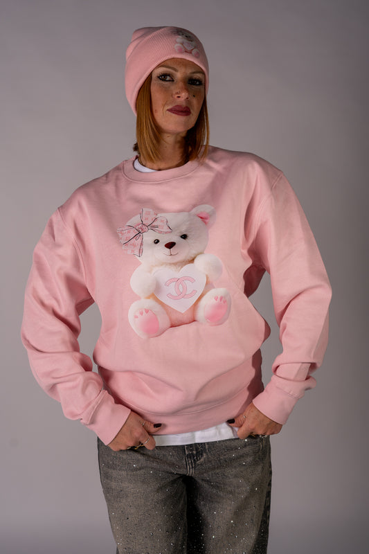 FELPA ORSO C**NEL PINK!