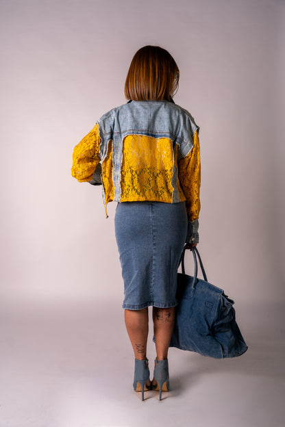 JACKET MERLETTO YELLOW!