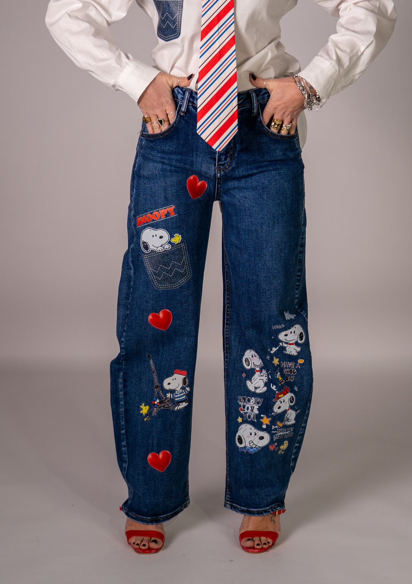 JEANS SUPER SNOOPY❣️