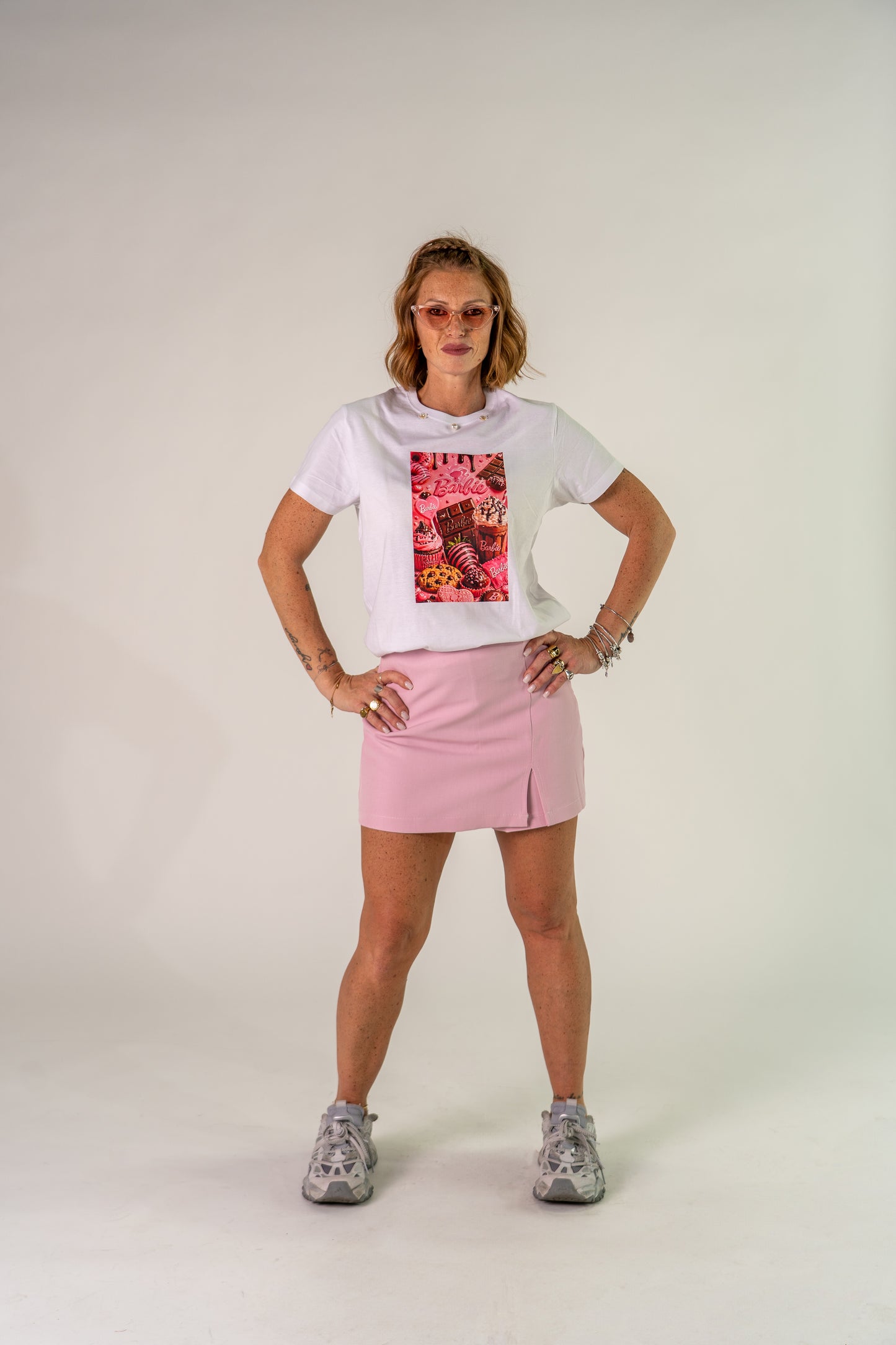 MINI SKIRT PANTALONCINO PINK!