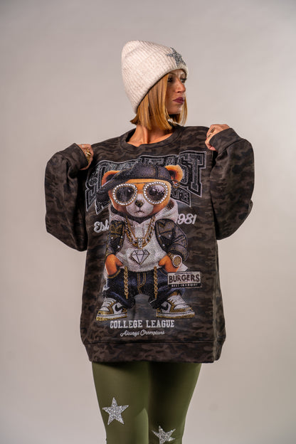FELPONE ORSO HIPHOP SUPERSTRASS!