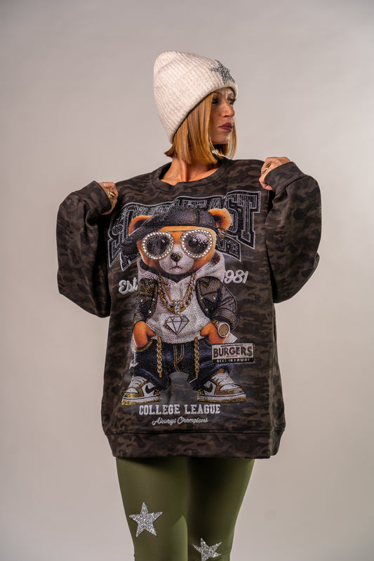 FELPONE ORSO HIPHOP SUPERSTRASS!