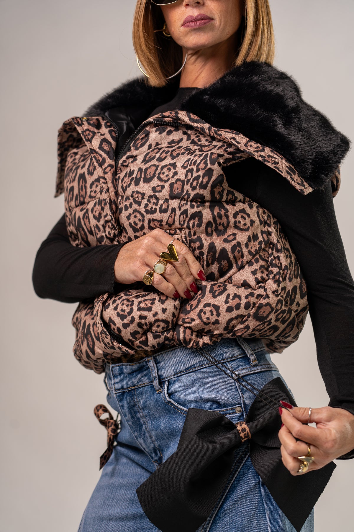 GILET BOMBER ANIMALIER!