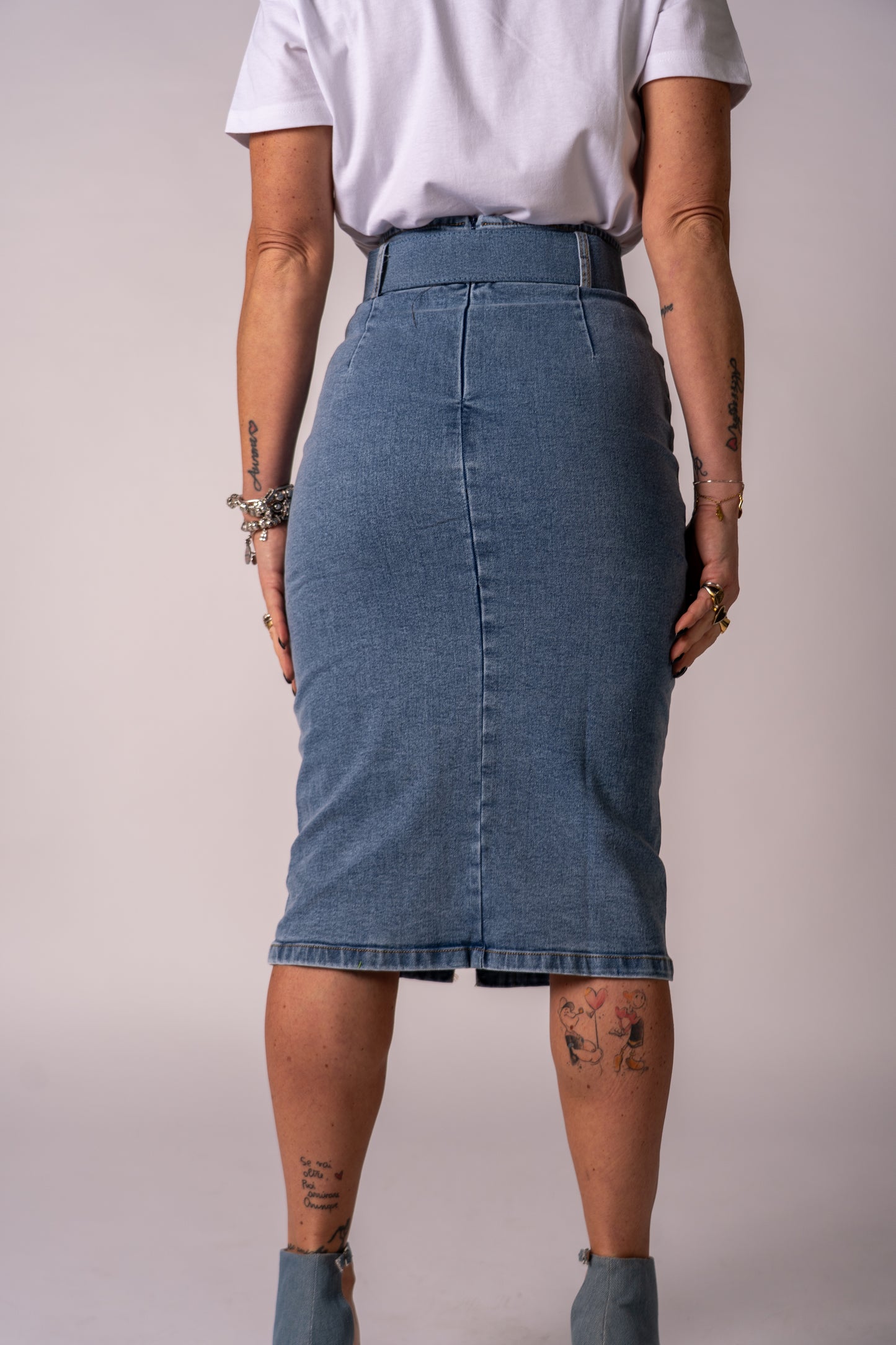 GONNA IN DENIM BOTTONCINI!