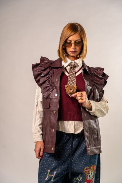 GILET E CAMICIA BORDEAUX!