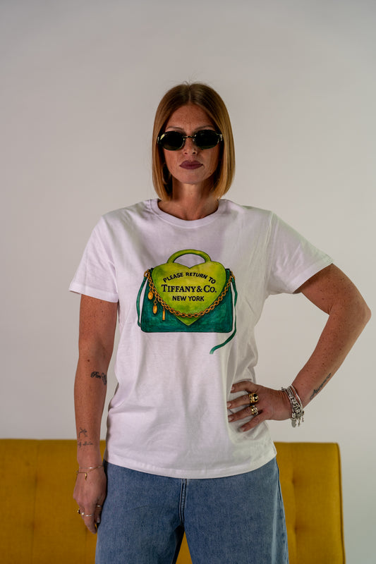 T-SHIRT TIFF💚NY BAG!