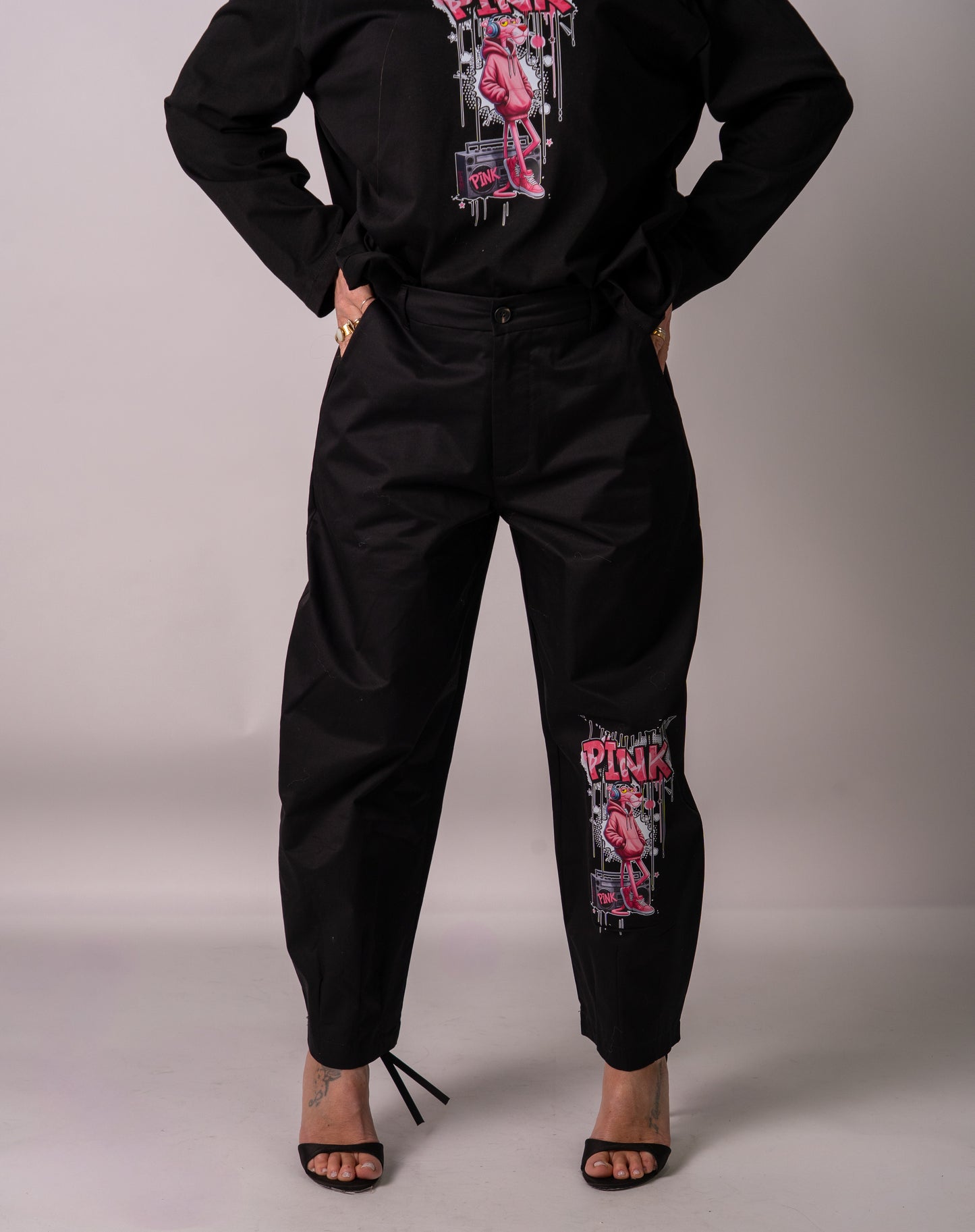 PANTALONI BLACK PINK PANTHER!
