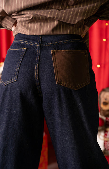 JEANS BALLON BROWN!