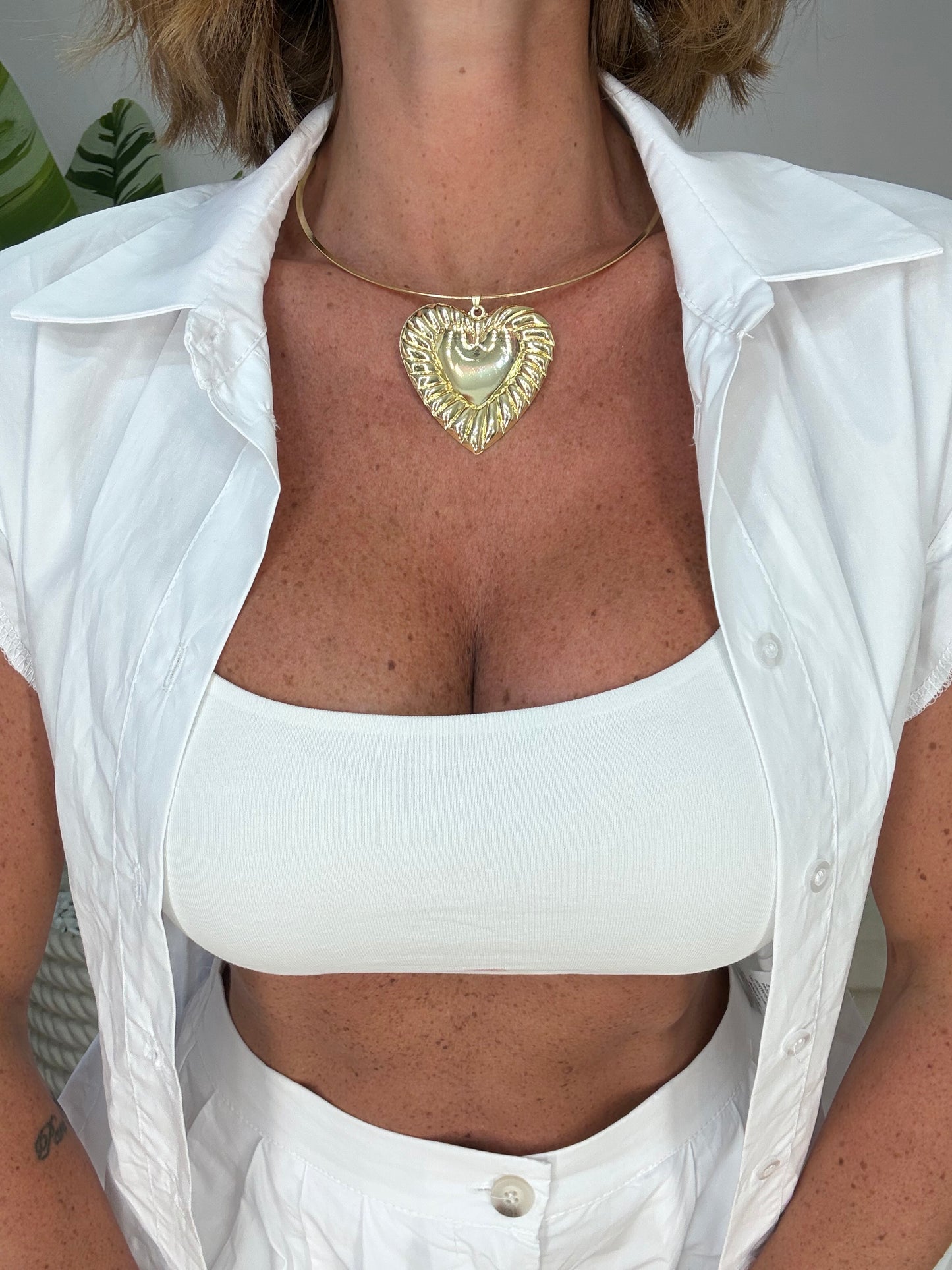 COLLANA RING HEART