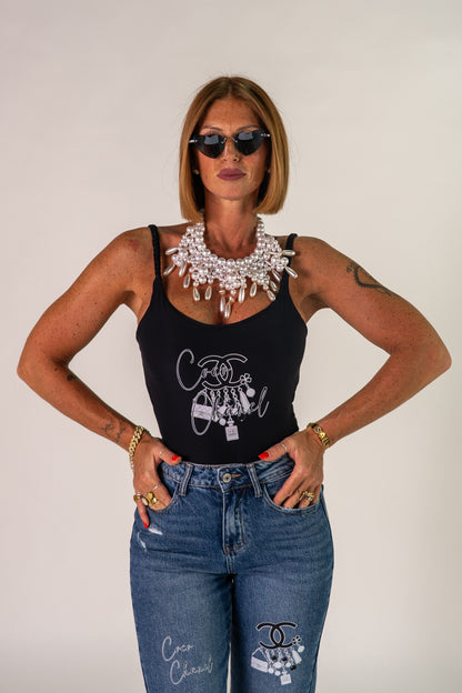 COLLANA PERLE PENDENTI