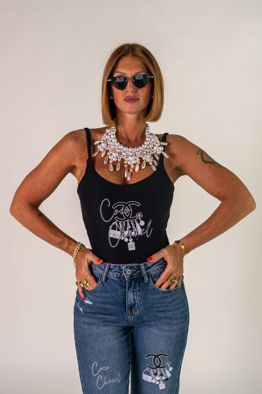 COLLANA PERLE PENDENTI