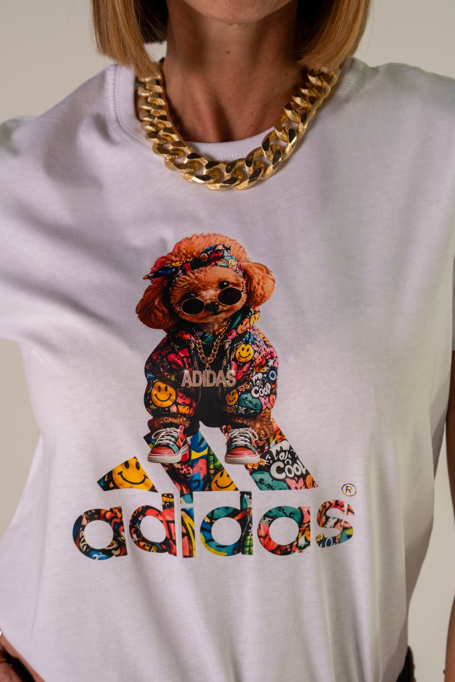 T-SHIRT DOG ADID💛S
