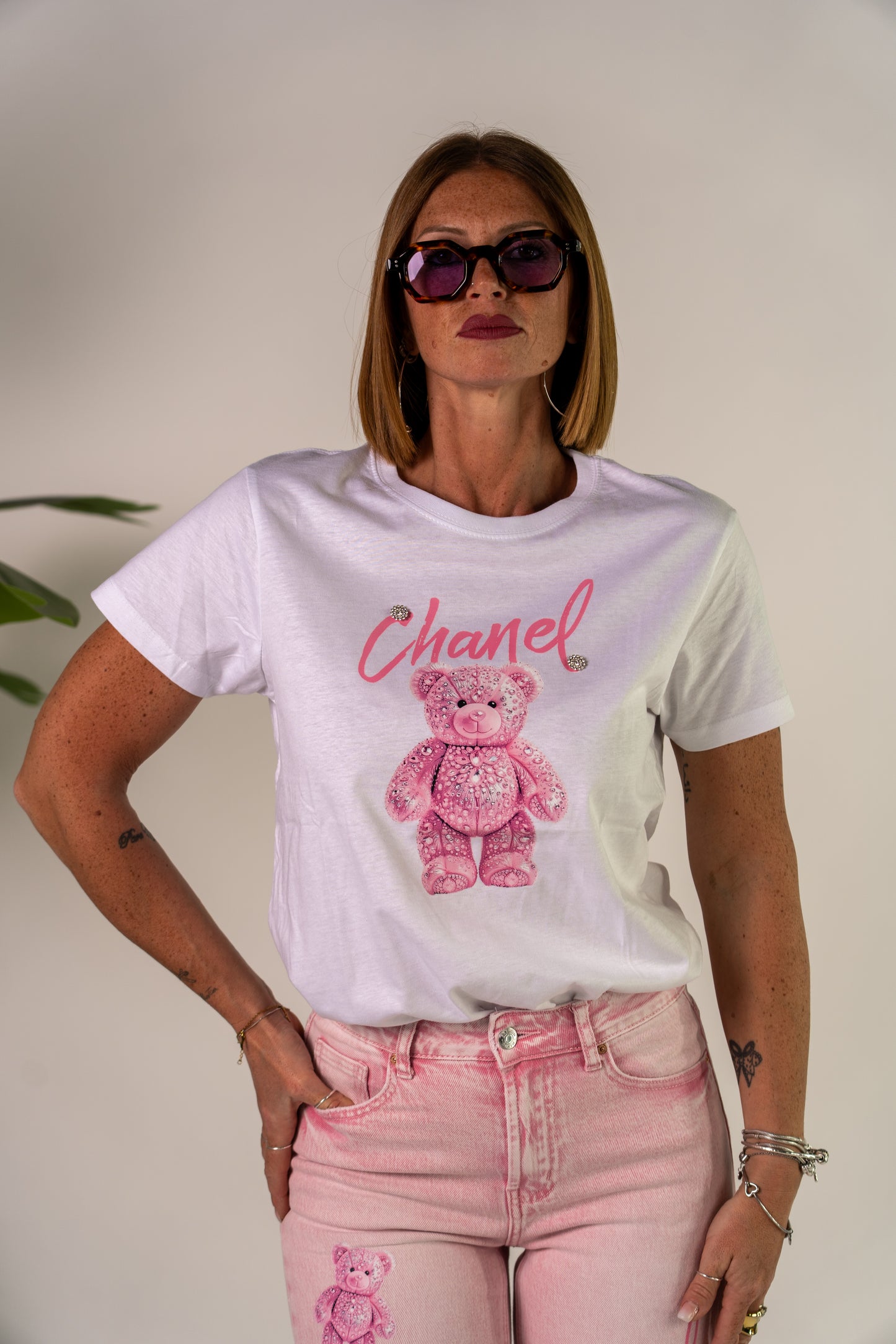 T-SHIRT TEDDY PINK!