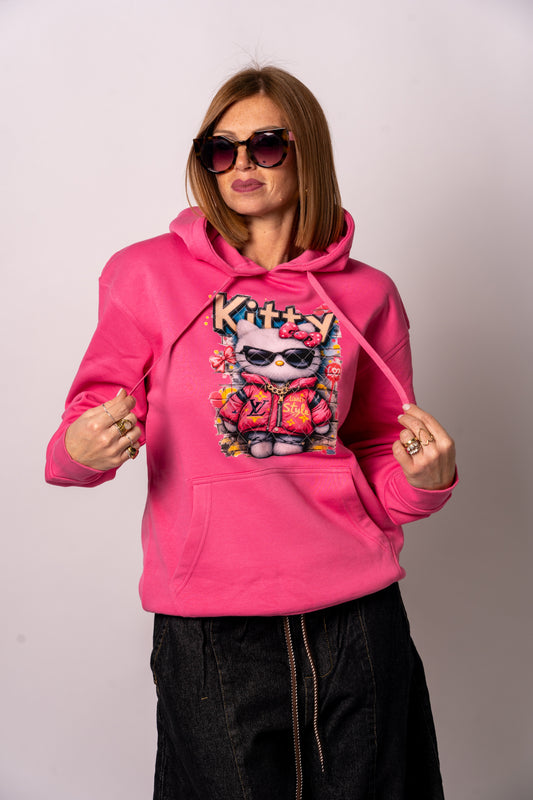 FELPA KITTY FASHION🩷