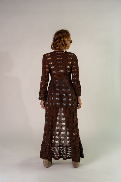 LONG DRESS BROWN!