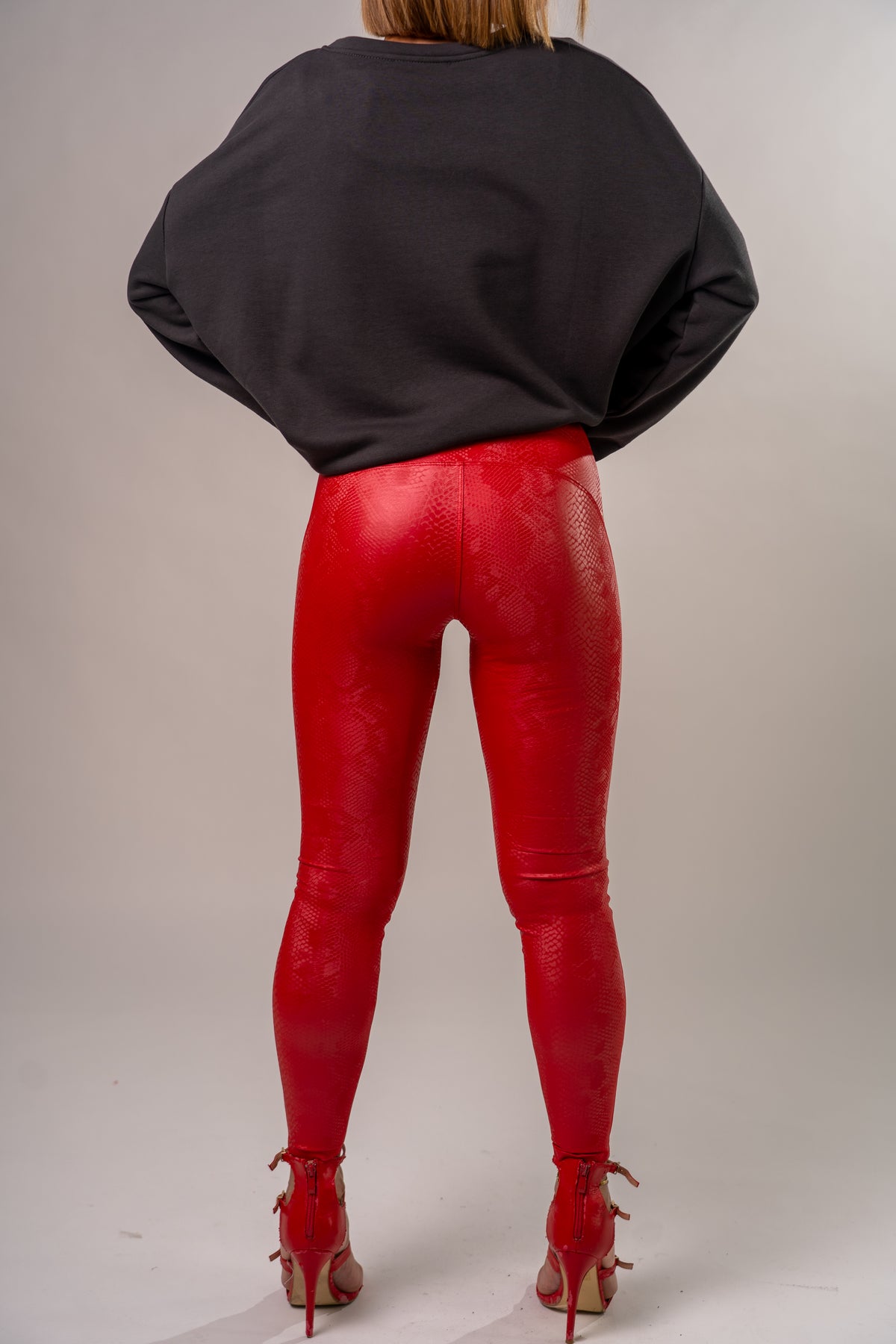 LEGGINS RED PYTHON! ❤️