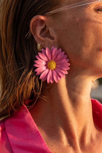 ORECCHINI MARGHERITA PINK