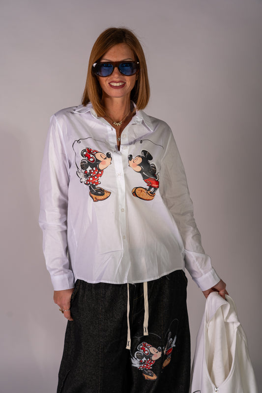 CAMICIA MINNIE & MICKEY LOVE❤️