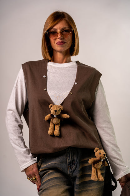 LA SHIRT CON GILET TEDDY🐻!
