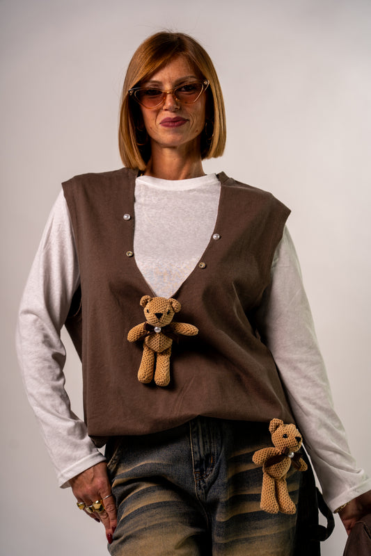 LA SHIRT CON GILET TEDDY🐻!