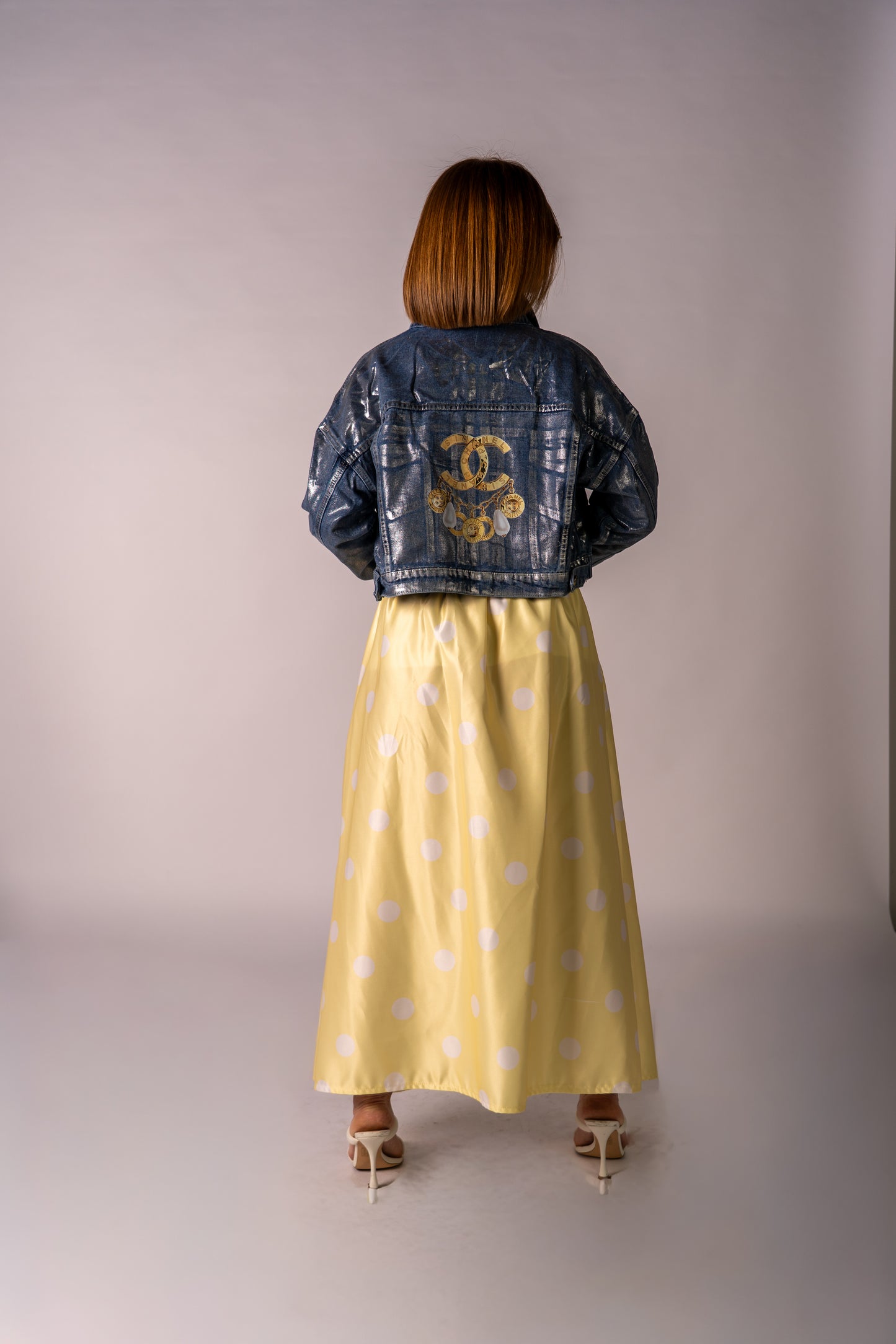 JACKET C💛NEL SILVER GOLD!