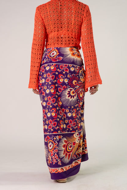 GONNA PAREO ORANGE VIOLET