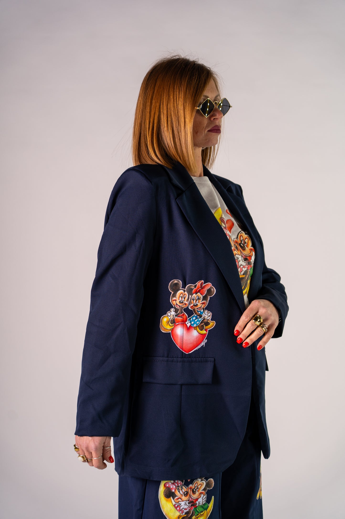 BLAZER MINNIE & MICKEY BLU!