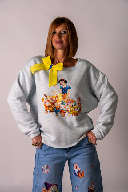 FELPA BIANCANEVE & FRIENDS!