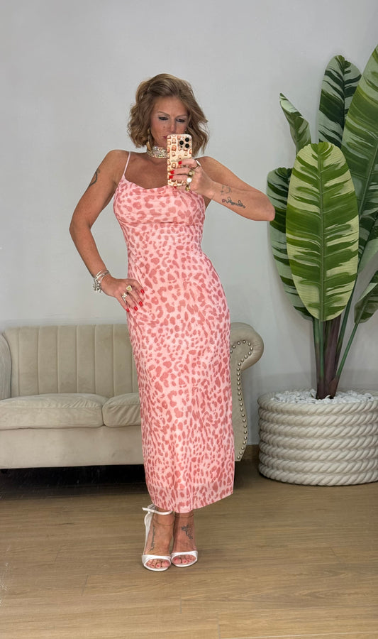 ABITO ANIMALIER PINK