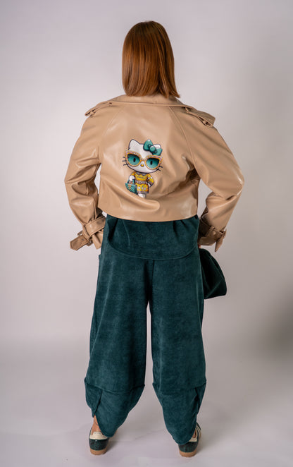 JACKET KITTY GREEN!