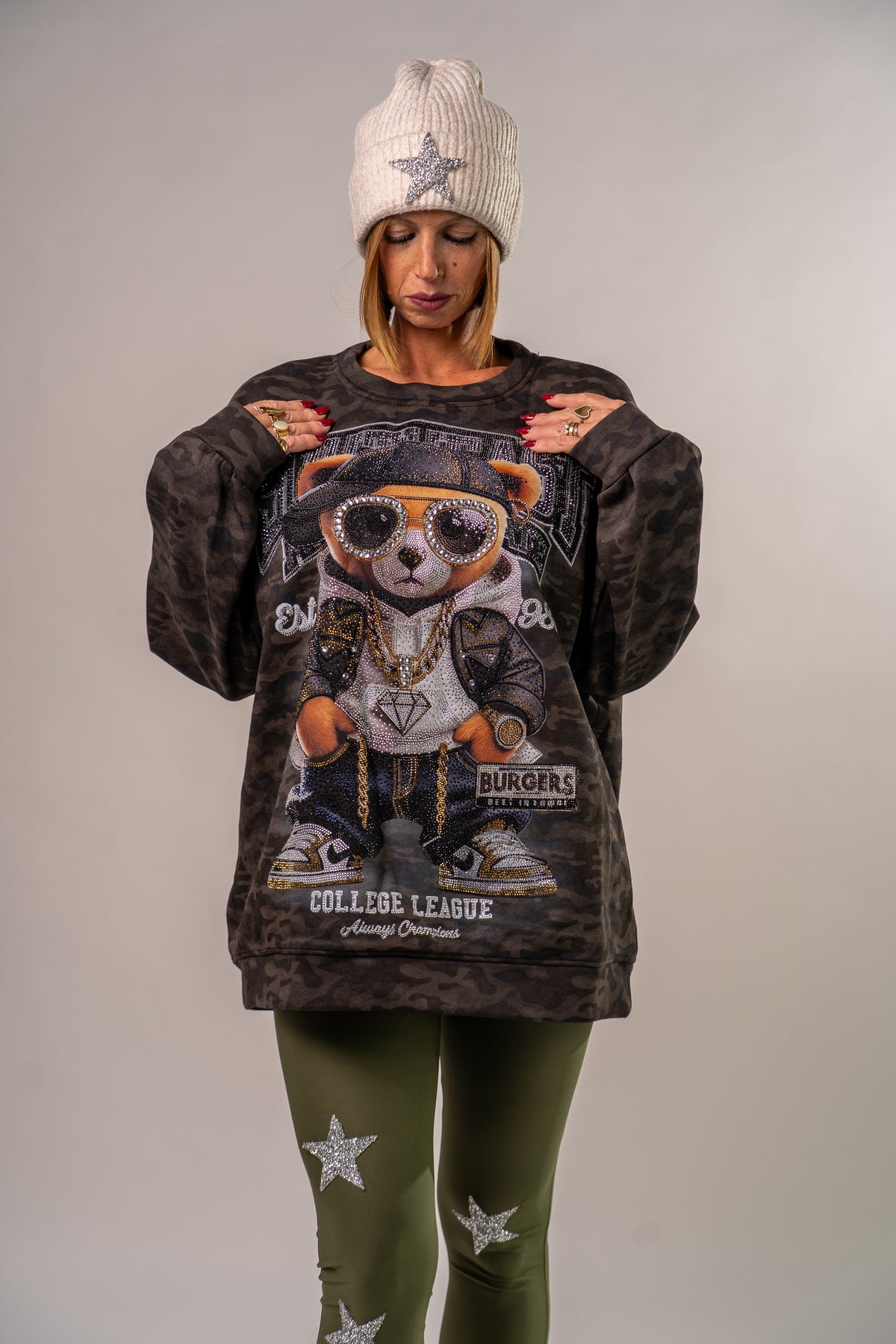 FELPONE ORSO HIPHOP SUPERSTRASS!