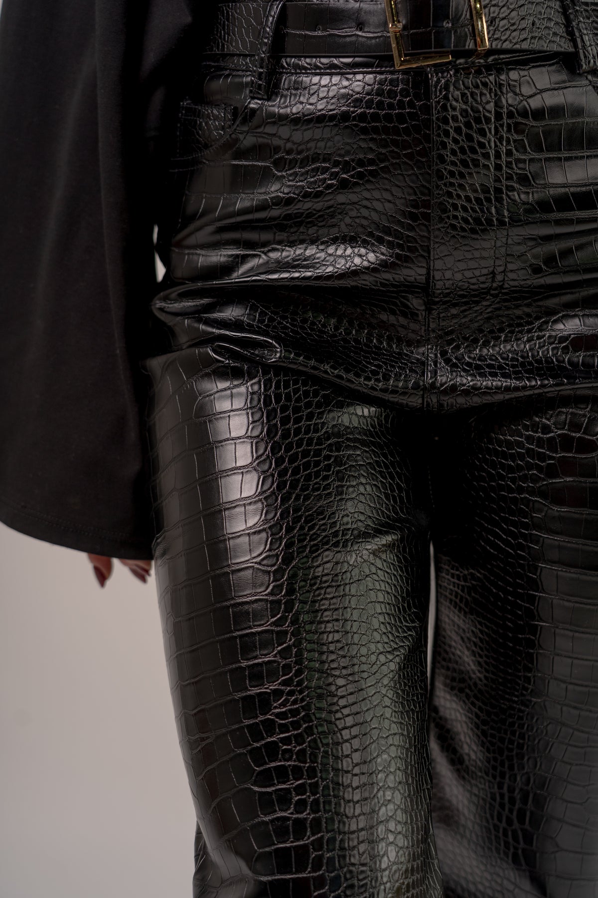 PANTALONE ECOPELLE PYTHON! 🖤