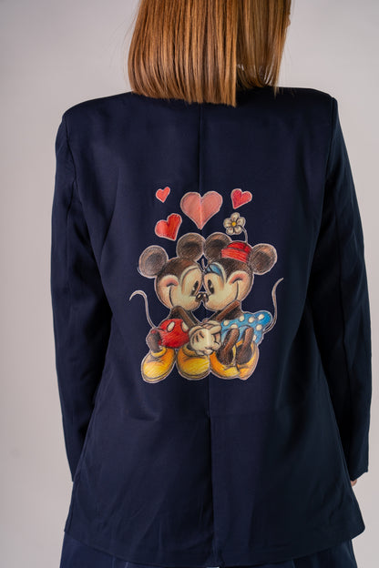 BLAZER MINNIE & MICKEY BLU!