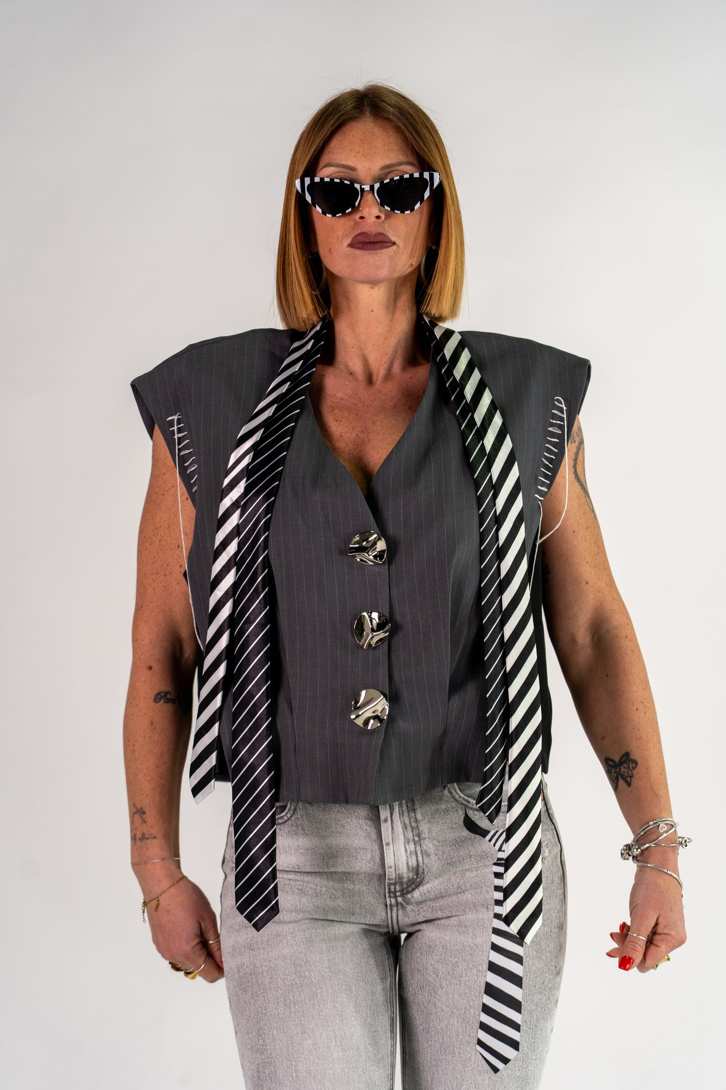 GILET CRAVATTOSO🖤