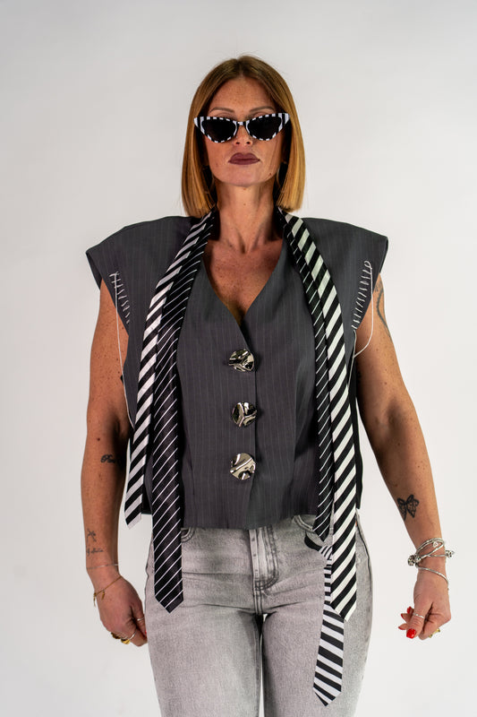 GILET CRAVATTOSO🖤