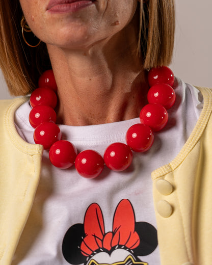 COLLANA BALL RED!