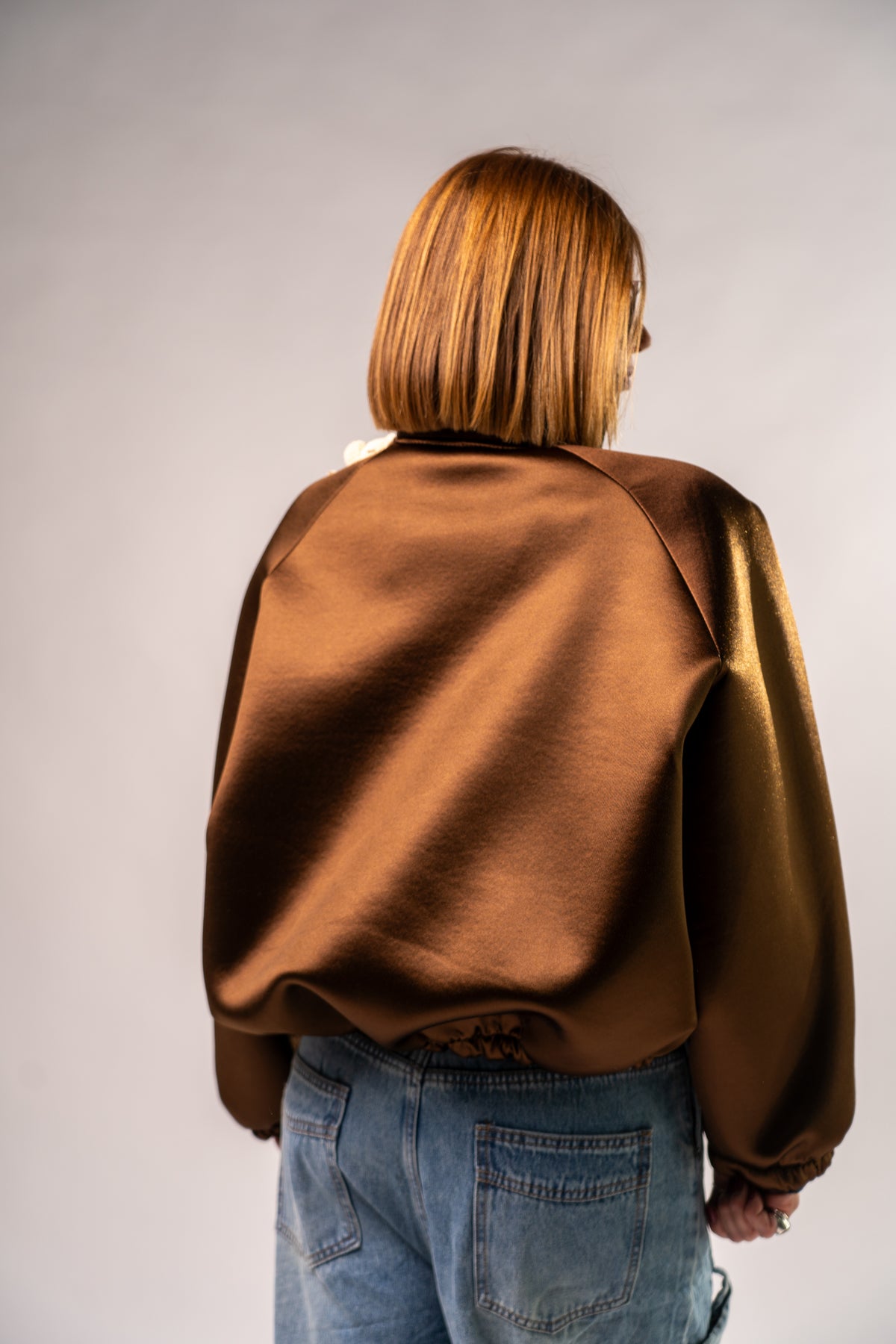 FELPONE RASO STRUTTURATO BROWN🧸