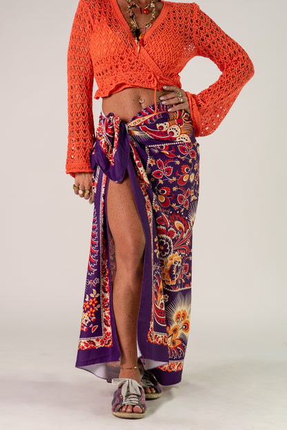 GONNA PAREO ORANGE VIOLET
