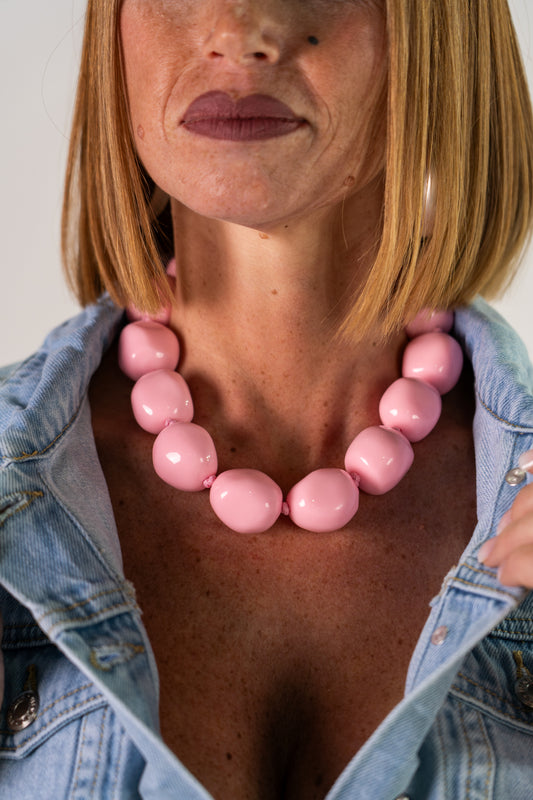 COLLANA BALL PINK!