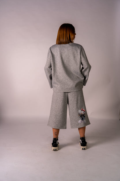 COORDINATO GREY KITTY🩶