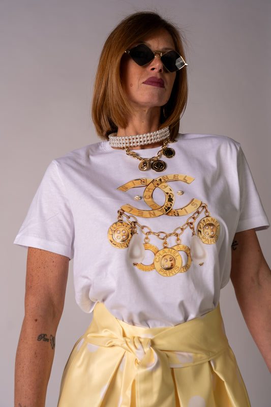 T-SHIRT C💛NEL GOLD!