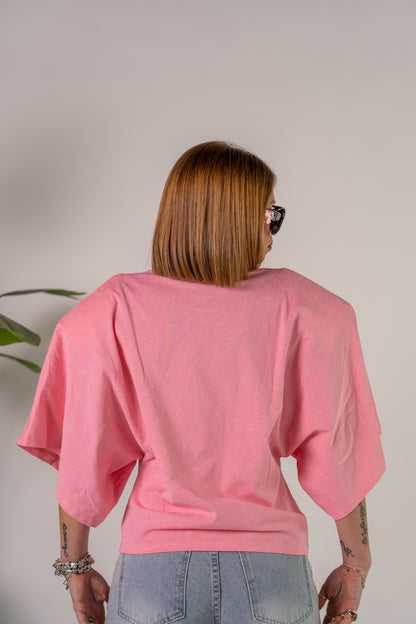 MAGLIA MEGA SPALLINE PINK!