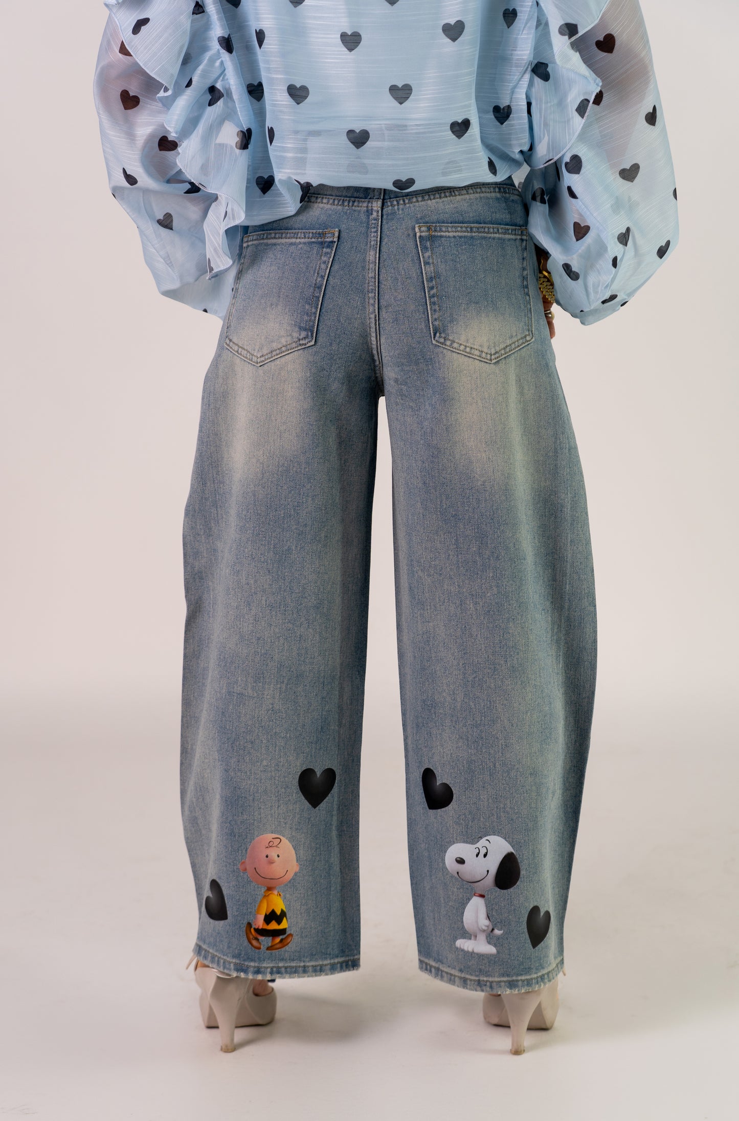 JEANS SNOOPY E I SUOI AMICI🖤