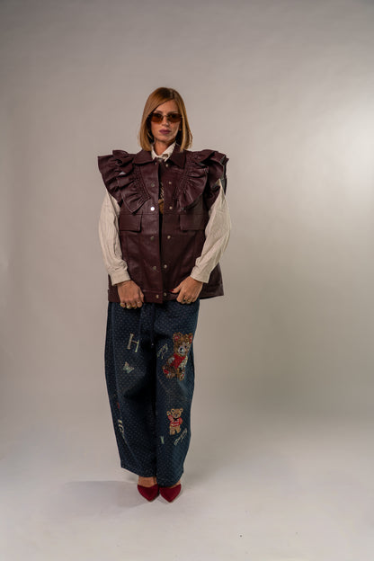 GILET FRÚ BORDEAUX!