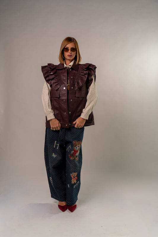 GILET FRÚ BORDEAUX!