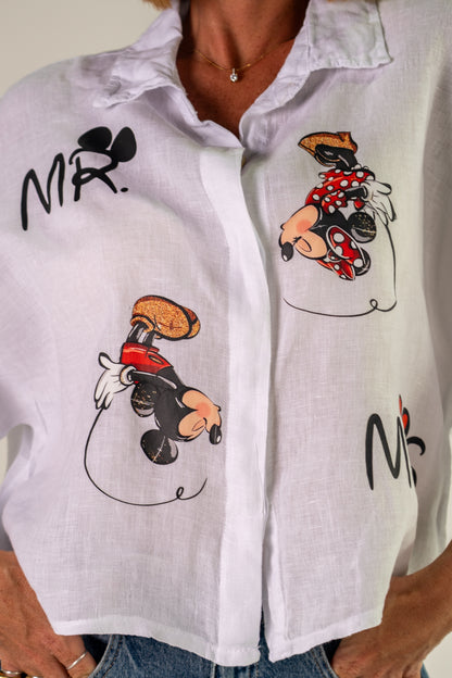 CAMICIA LINO MRS.❣️MR.