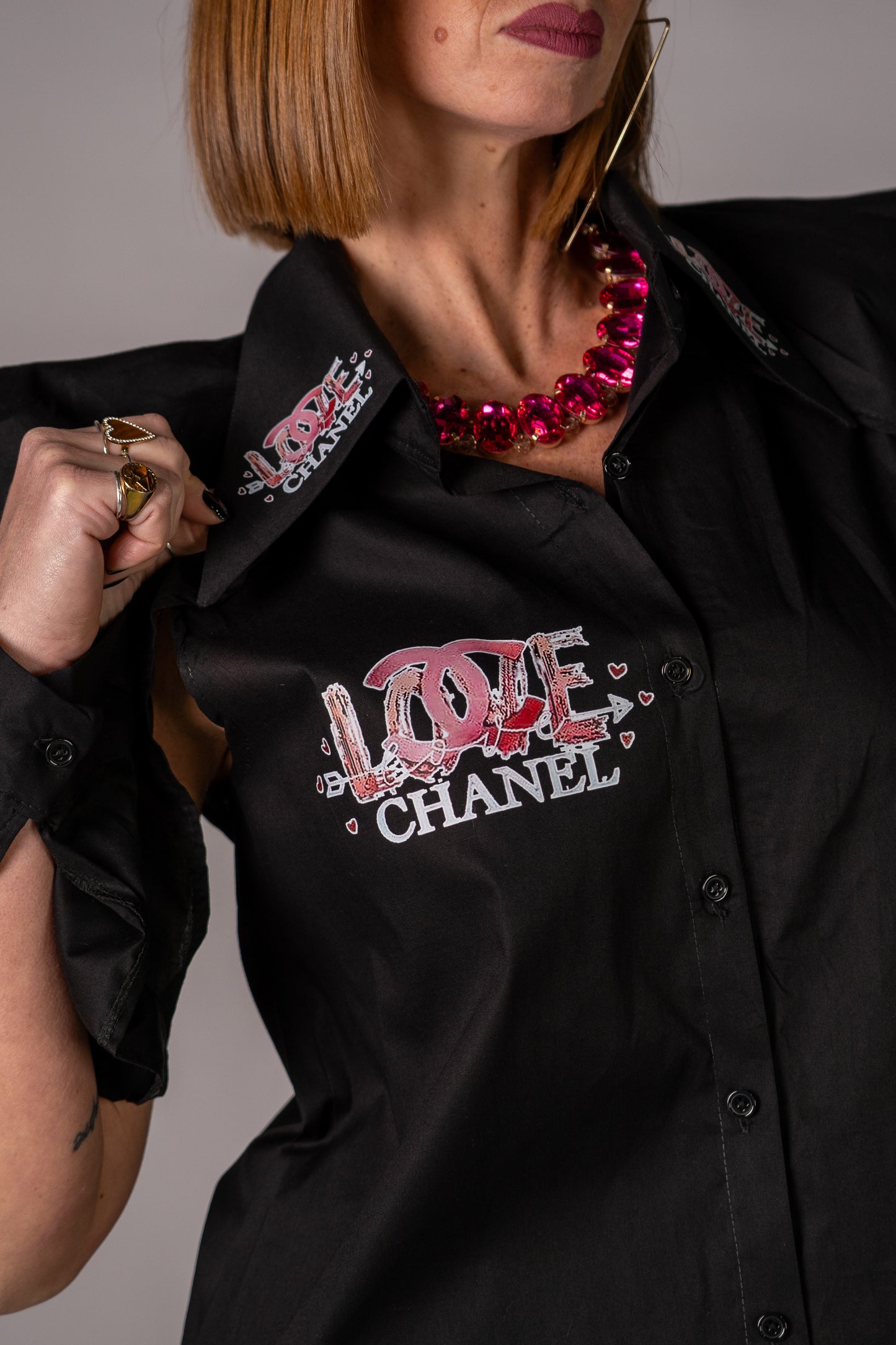 CAMICIA PARTICOLARISSIMA BLACK!