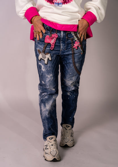 JEANS PENDANTS PINK!