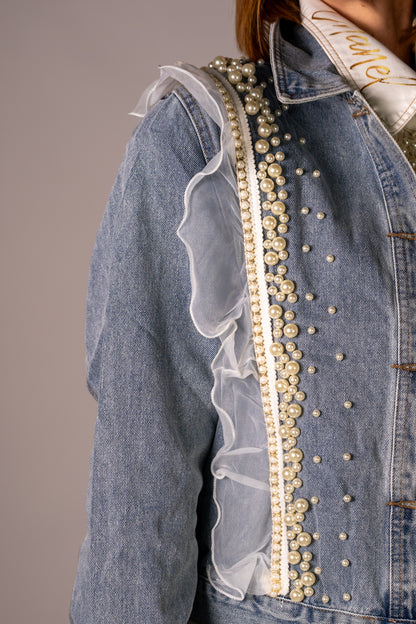 JACKET DENIM PEARL!