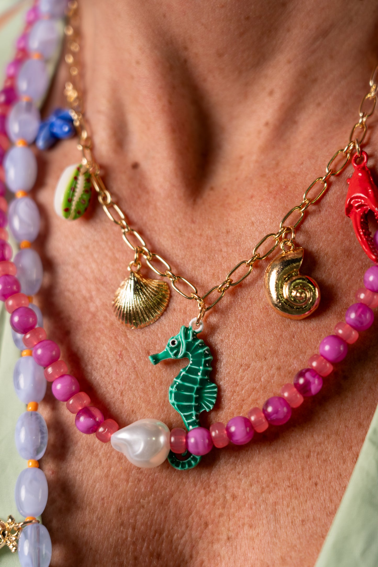 COLLANA 3 IN 1 🦞🦀🐬